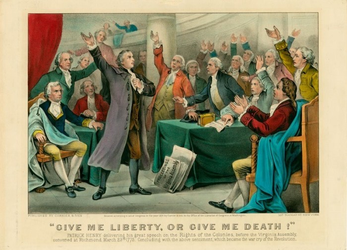 Parallelism in patrick henry's speech