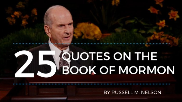 President nelson book of mormon quotes