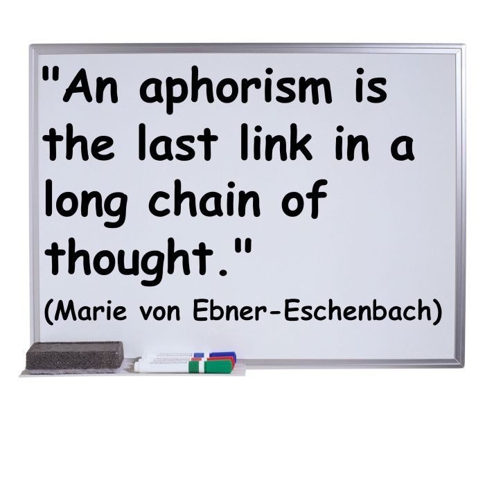 Aphorism example ppt powerpoint presentation