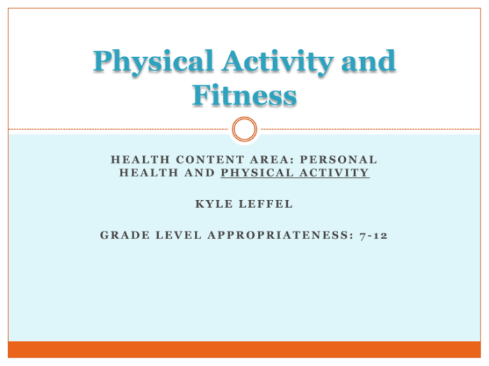 Chapter 12 lesson 1 benefits of physical activity