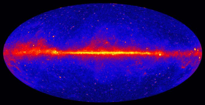 Like electromagnetic radiation with the shortest wavelength crossword