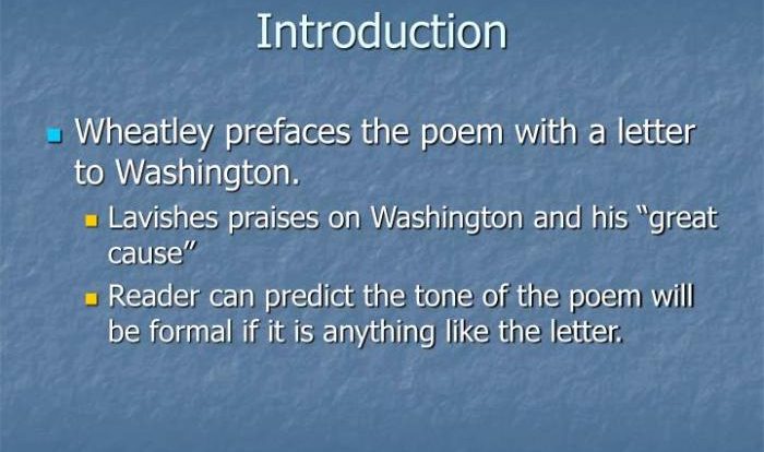 Excellency washington his general hymn evening presentation ppt powerpoint understanding background